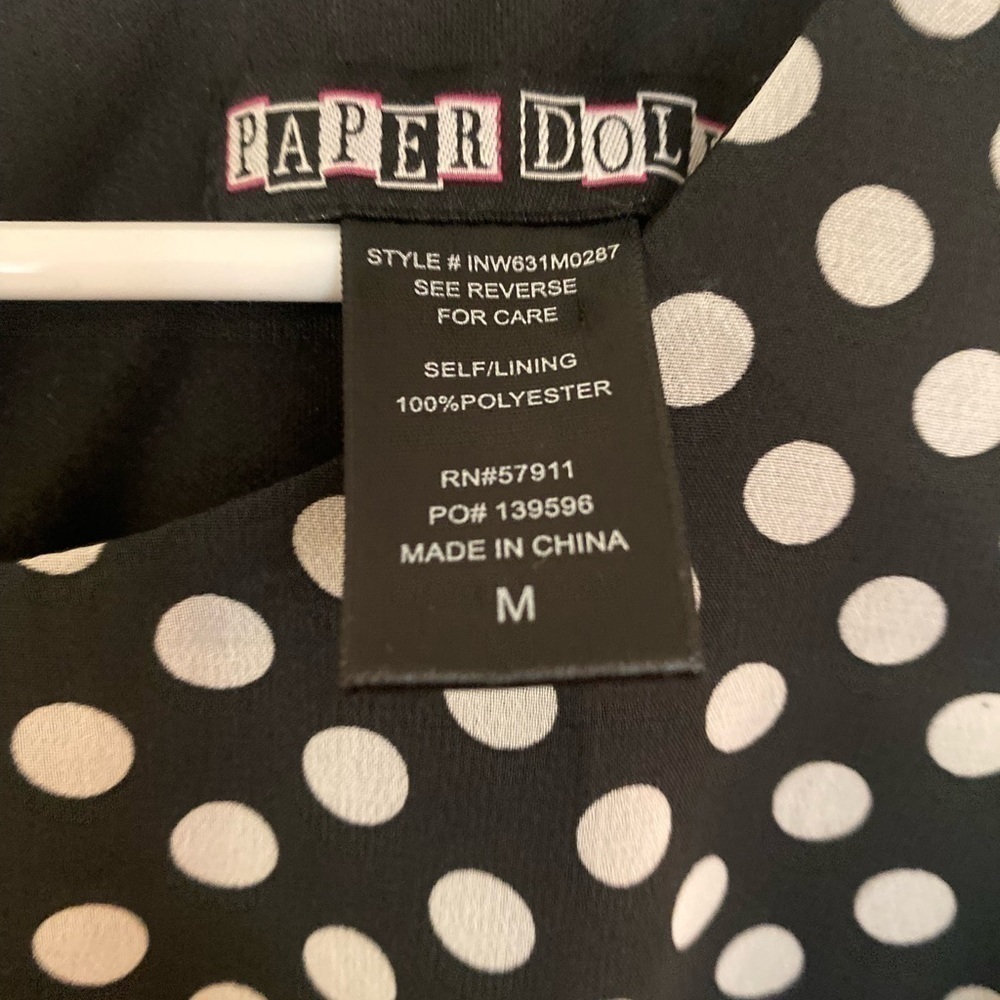 Paper doll medium ladies rockabilly vibes dress